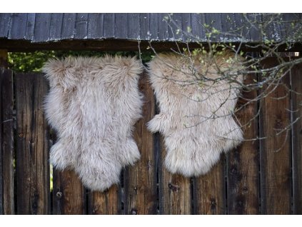 Skóra owcza, jasnobrązowa