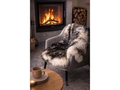 Skóra owcza Muflon, czarna