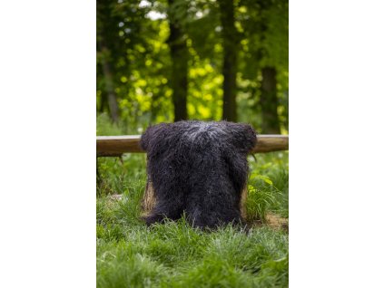 Skóra owcza GOTLAND, ciemna