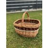 Kosz wiklinowy w kolorze brązowym