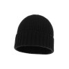 Męska czapka zimowa z wełny merynosów, czarna