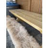 Skóra owcza double 180x65 cm, beżowa