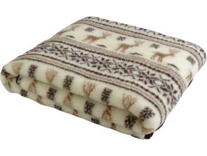 koc z welny norwegia swiateczny