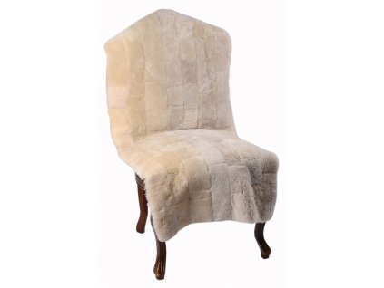 Prevleka za kavč bela krem 160x60 cm