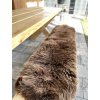 Ovčja koža double rjava 180x65 cm