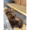 Ovčja koža double rjava 180x65 cm