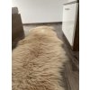 Ovčja koža double bež 180x65 cm
