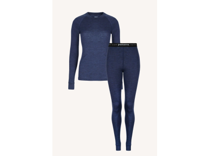 dwupak bielizna termiczna damska denim