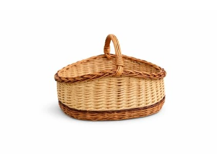 Prútený košík svetlý