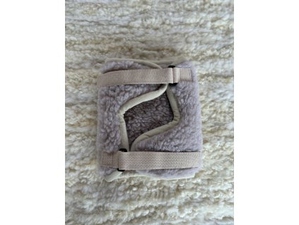 Vlnený chránič na lakeť béžový