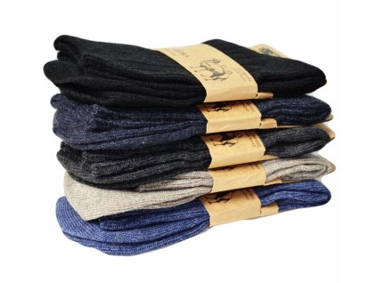 Pánske vlnené ponožky /  1 pár