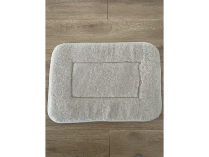 Podložka z jahňacej vlny pre domáce zviera béžová