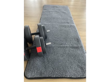 Podložka na cvičenie z ovčej vlny sivá