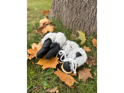 Detský vlnený set čierny