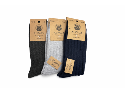 Pánske ponožky Alpaca 85%,3 kusy