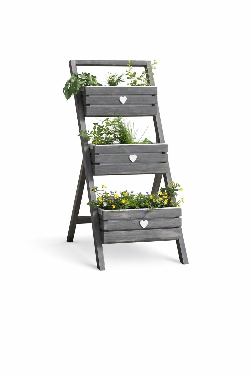 E-shop Záhradný kvetináč sivý