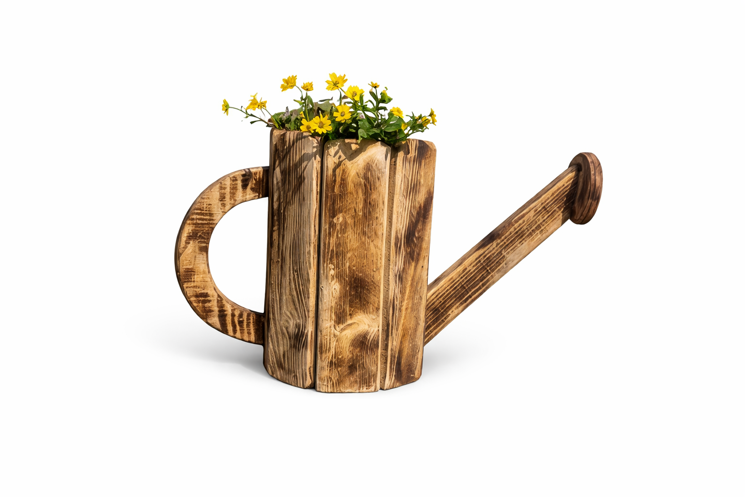 E-shop Drevený kvetináč krhla