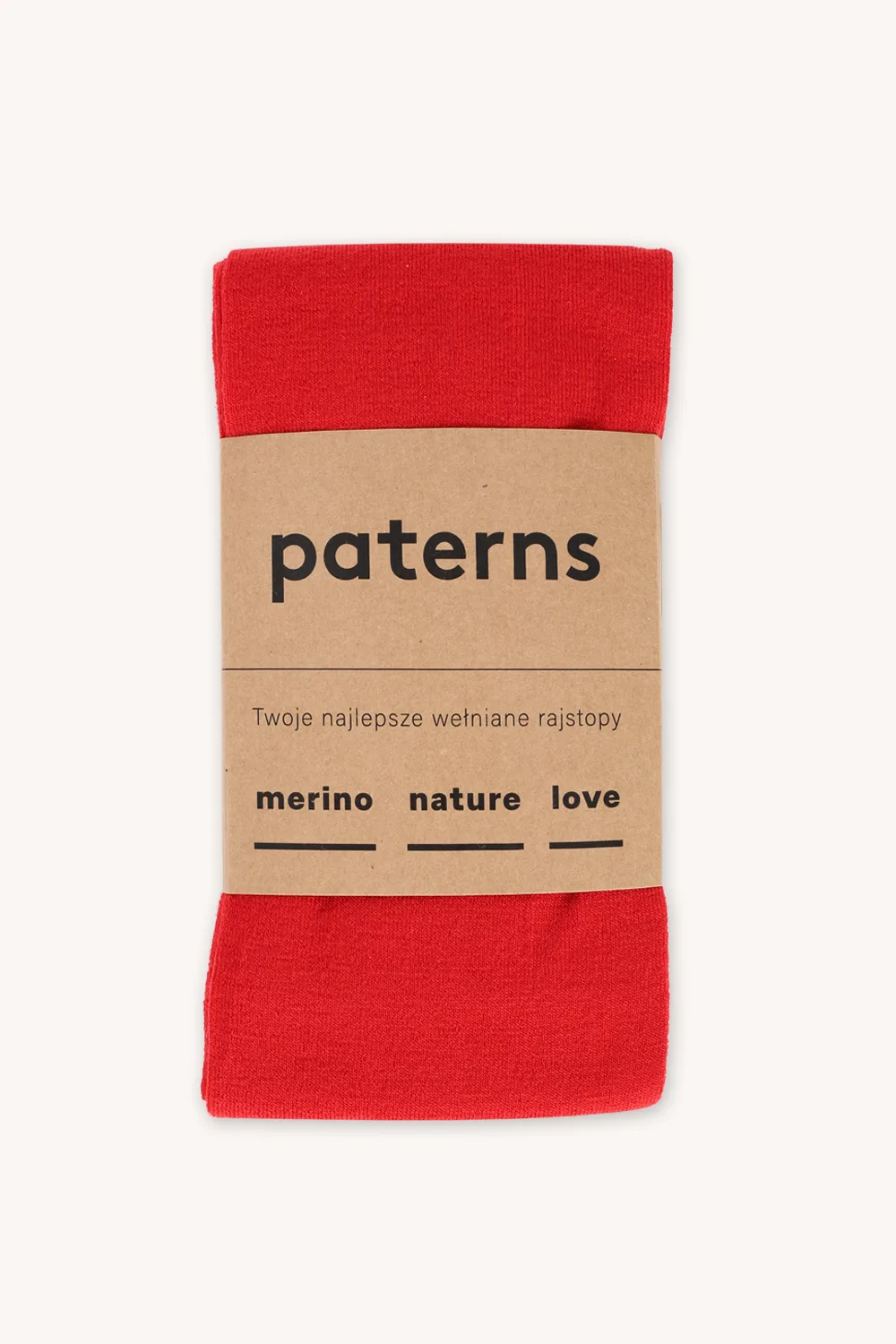 E-shop Merino pančuchy – červené (200 DEN) Veľkosť: L