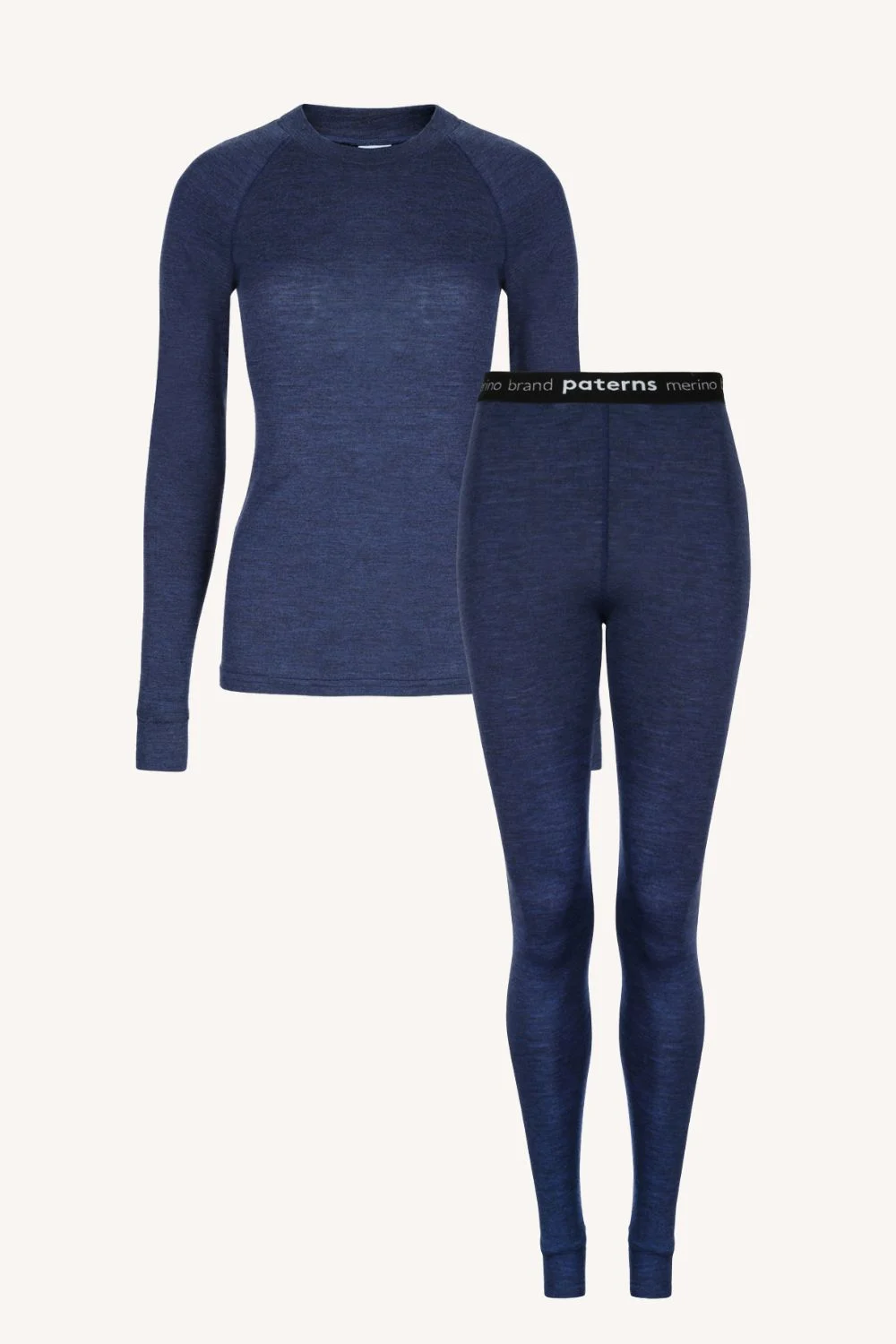 E-shop Dámsky merino termoprádlo set (tričko + legíny) – denim (180 g)