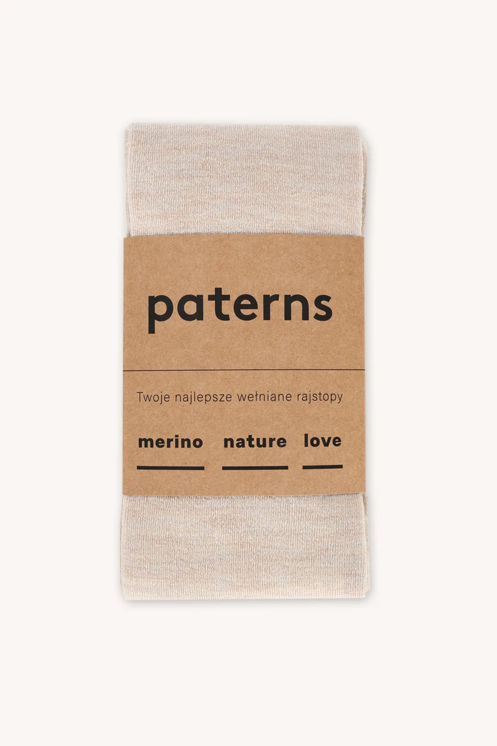 E-shop Merino pančuchy – béžové (200 DEN) Veľkosť: M