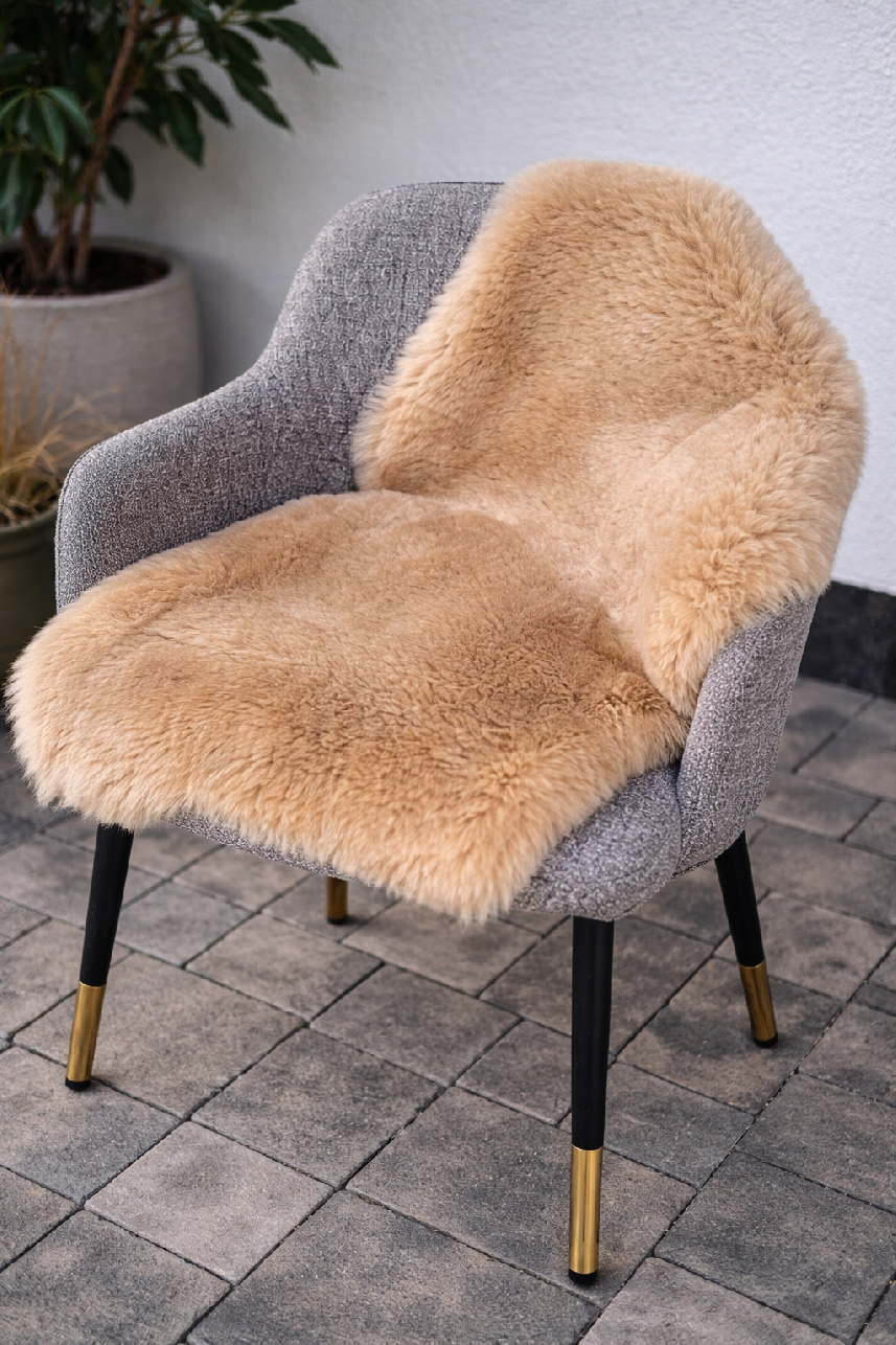 E-shop Ovčia kožušina béžová strihaná Kožušina: L- 120x70 cm