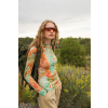 Merino tričko active s stojáčkem dámské – summer gorpcore (135 g) (Veľkosť XL)