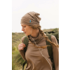 komin z welny merino mocha 1