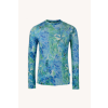 Merino tričko s dlhým rukávom pánske – blue gorpcore (135 g) (Veľkosť L)