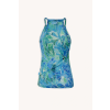 Merino tank top dámsky – blue gorpcore (135 g) (Veľkosť L)