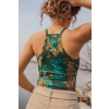 Merino tank top dámsky – green gorpcore (135 g) (Veľkosť S)