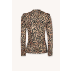 Merino tričko active so stojáčikom dámske – leopard (135 g) (Veľkosť XS)