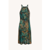 Merino šaty na ramienkach – green gorpcore (135 g) (Veľkosť XL)
