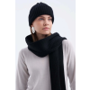 szalik z welny merino czarny 1 1