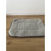 Podložka z jahňacej vlny pre domáce zviera sivá