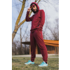 Merino tepláky pánske – bordo (250 g) (Veľkosť M)