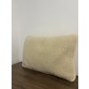 Vankúš z ovčej vlny 55x40 cm