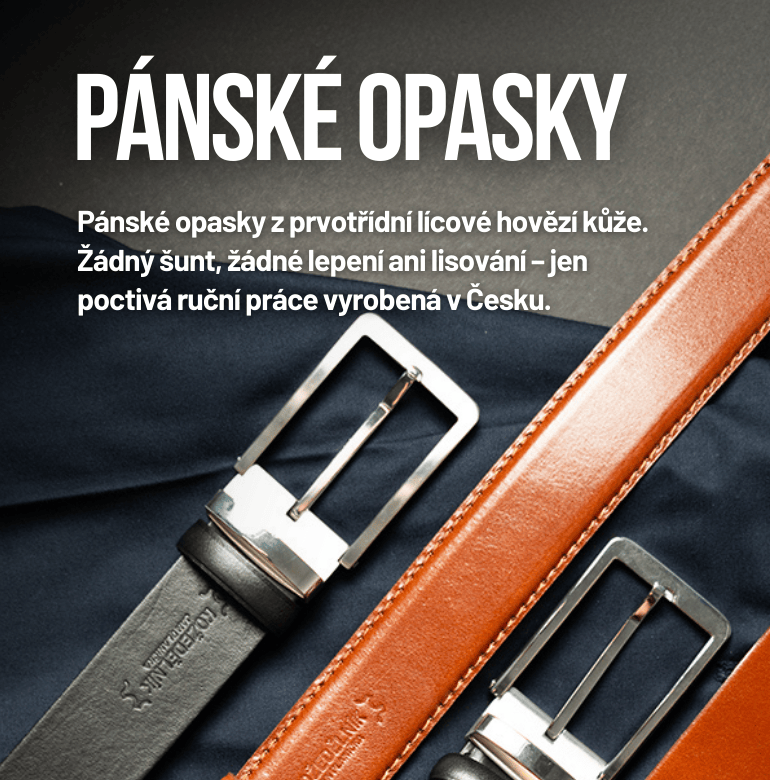 Pánské opasky - desktop mimo kampaň