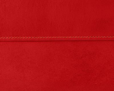 Pouzdro na notebook a tablet — červená kůže, červená nit