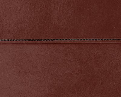 Pouzdro na notebook a tablet — hnědá kůže, černá nit