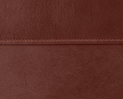 Pouzdro na notebook a tablet — hnědá kůže, hnědá nit