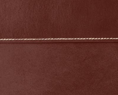 Pouzdro na notebook a tablet — hnědá kůže, písková nit