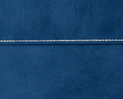 Pouzdro na notebook a tablet — modrá kůže, písková nit