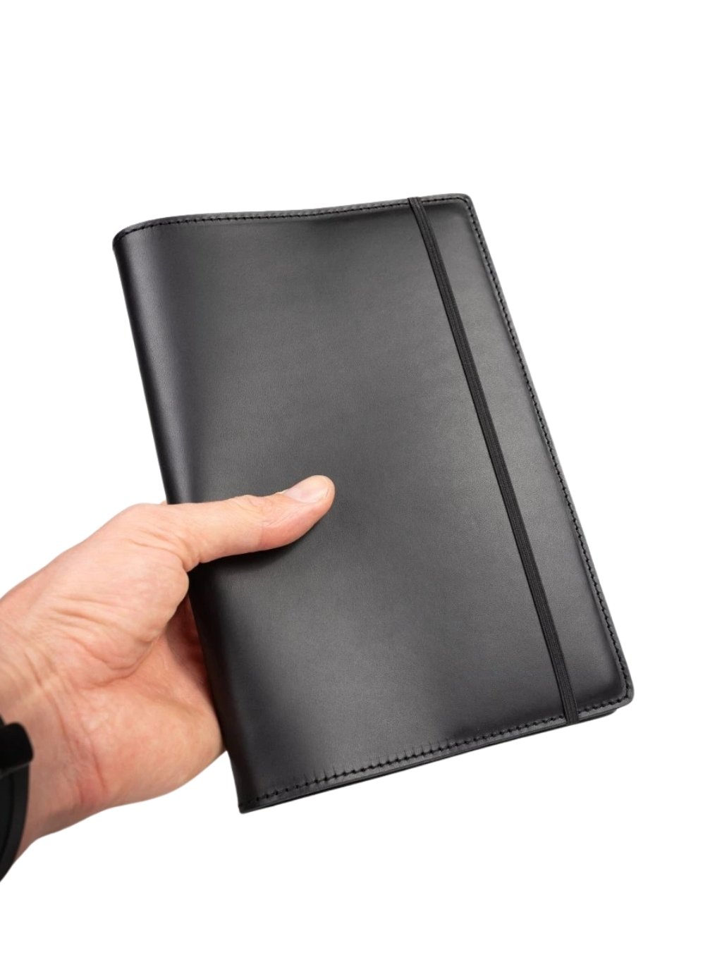 Kožený zápisník univerzální A5 černý