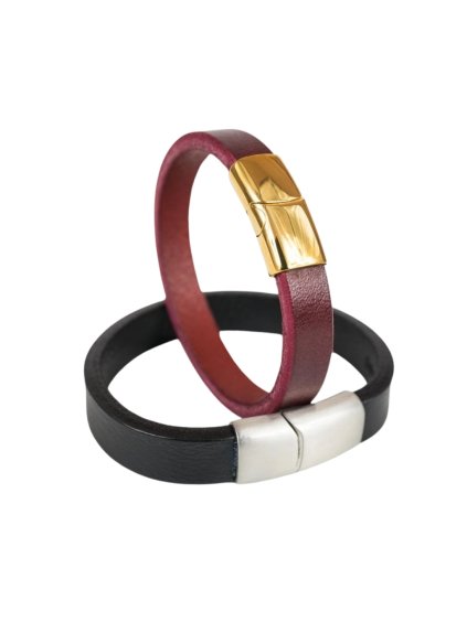 245940 9 romeo a julie partnersky set naramku cerny bordo