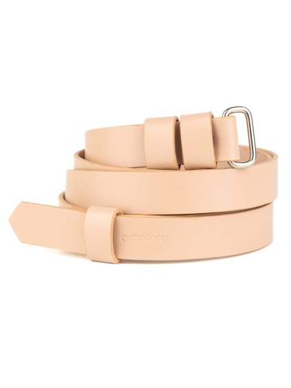 Emily opasek - pudrový  Dámský kožený opasek k šatům