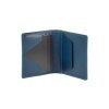 Henry peněženka - modrá  Pánská kožená kompaktní peněženka