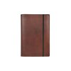 Eduard zápisník A5 - hnědý  Kožený zápisník A5