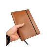 Kožený zápisník univerzální A5 koňakový