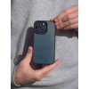 Magsafe Kožený kryt na telefon - modrý  na více iPhone modelů