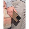 Apple Kožený kryt na telefon s Magsafe - taupe  Vhodný pro modely Apple iPhone řad 15, 16 a 17